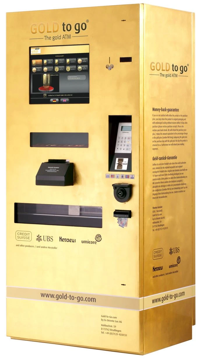 Gold Vending Machine