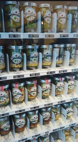 salad jar vending machine