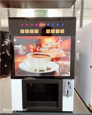 Automat do sprzedaży gorącej kawy na monety