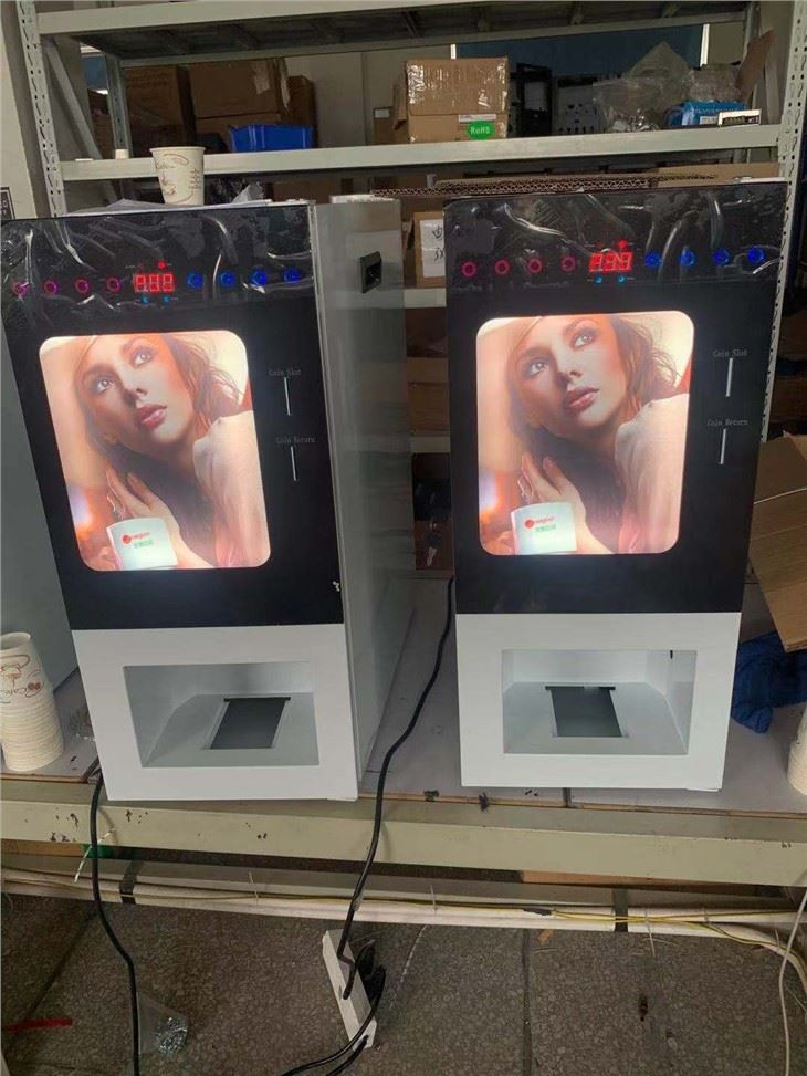 coffee vending machine with Thailand currency