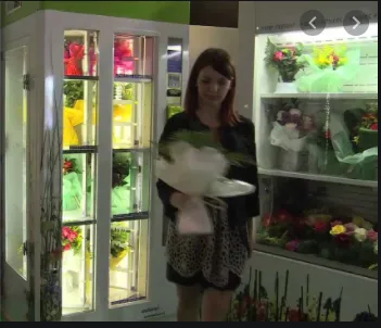 Joegoo Flower Vending Machine na Walentynki w Chinach