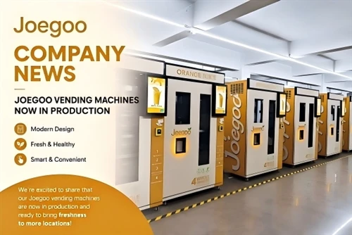 Joegoo przyspiesza produkcję i globalną wysyłkę automatycznych automatów sprz...